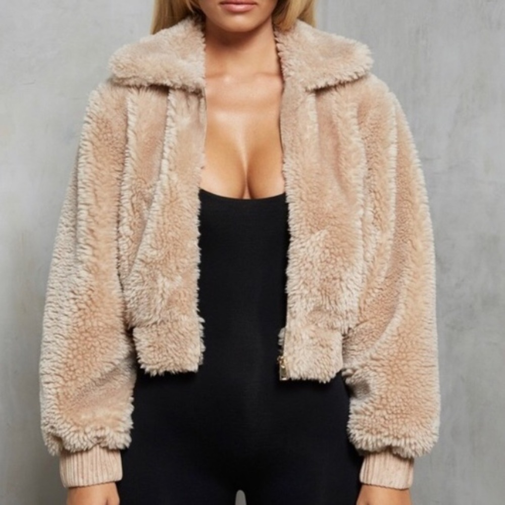 Oh Polly Faux fur Oversized Teddy